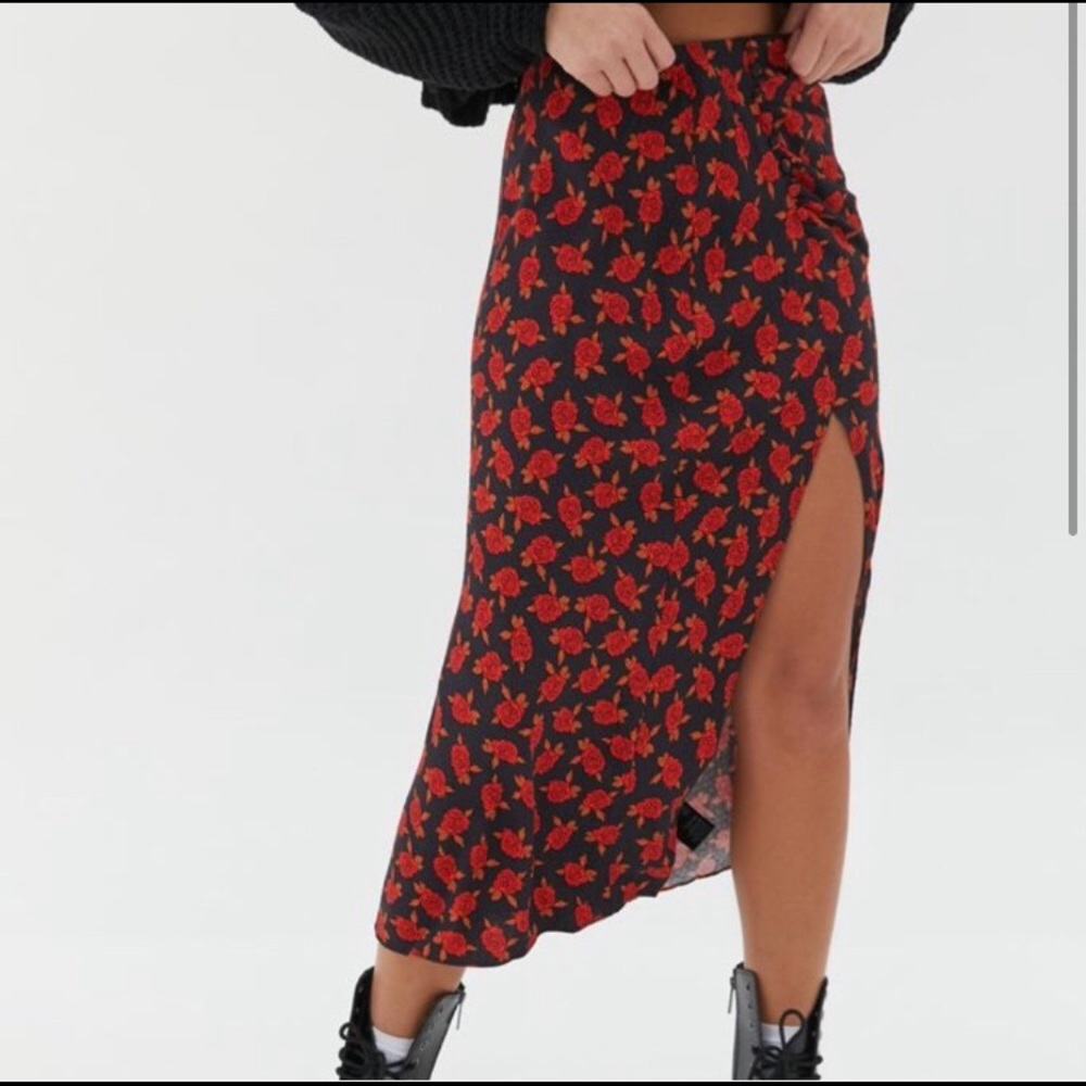 Urban Outfitters Floral Maxi Skirt